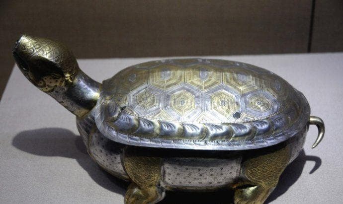 实拍法门寺地宫的国宝：图5是武则天和李治爱情见证，图8无法仿造