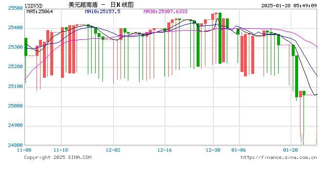 越南盾跌疯了