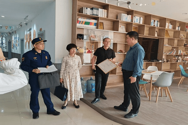 萍乡经开区对校外培训机构开展消防安全检查