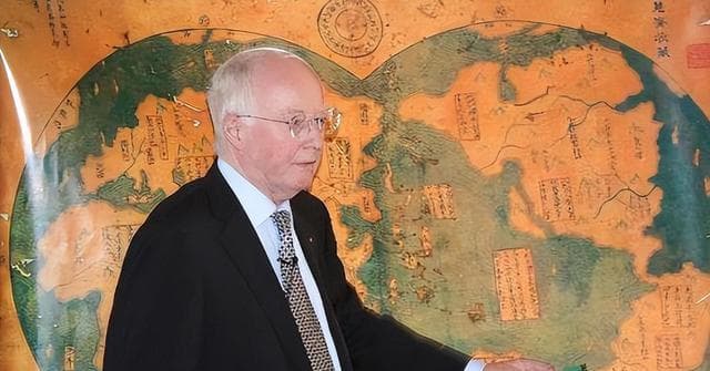 2006年现世神秘古地图，暗示中国人先于哥伦布发现美洲
