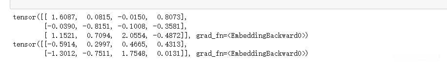 PyTorch中Embedding和EmbeddingBag的使用详解