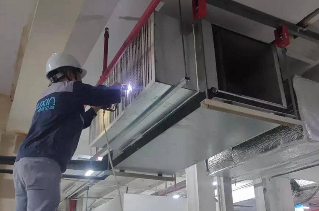 中央空调清洗滤网怎么拆？