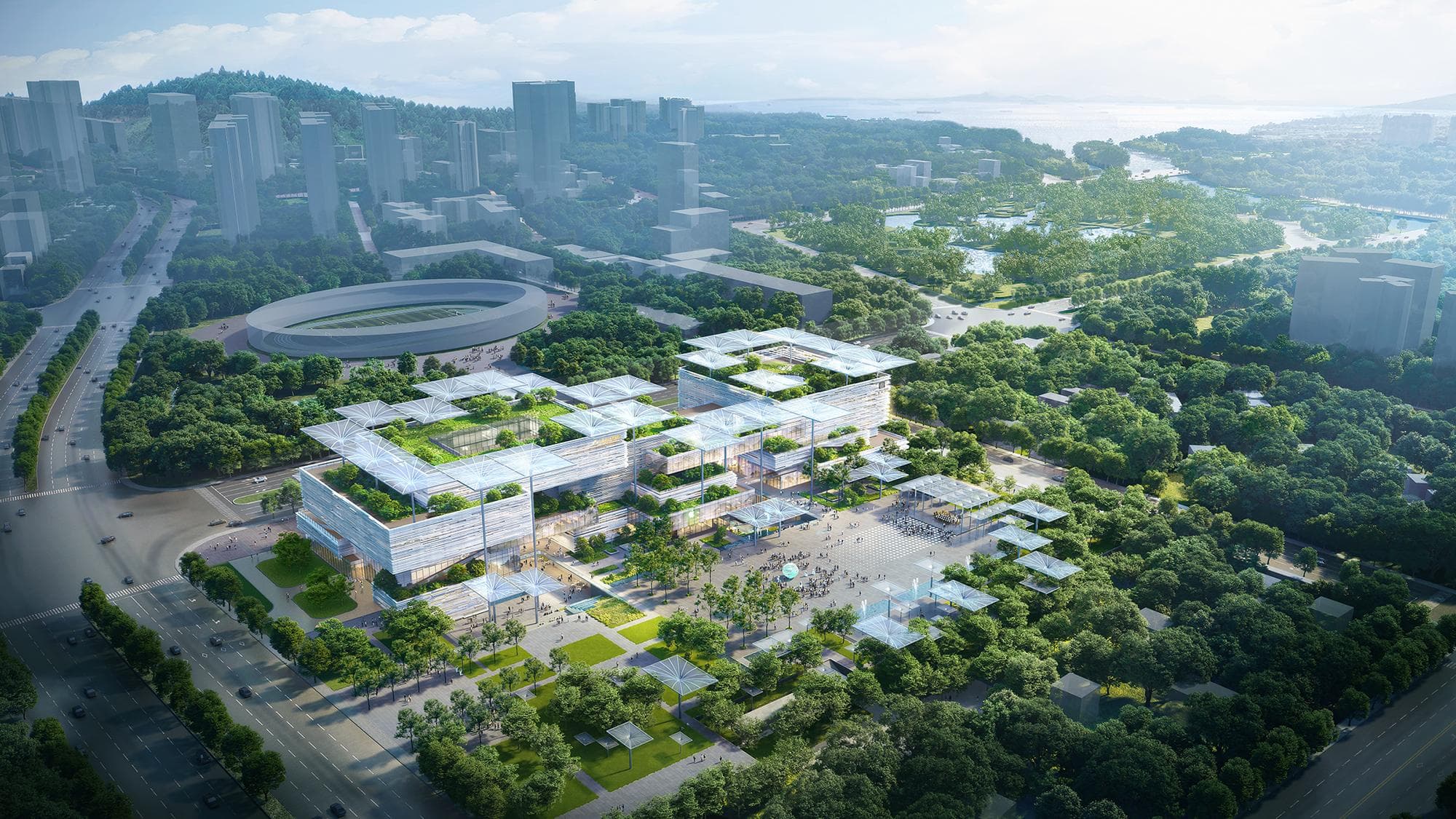 华工设计院中标方案：大亚湾综合文化创意园设计