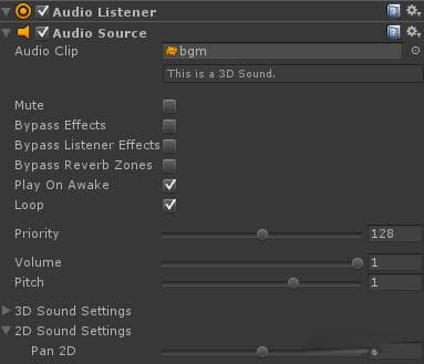 Unity3D音频系统详解：格式支持、组件使用与加载方法