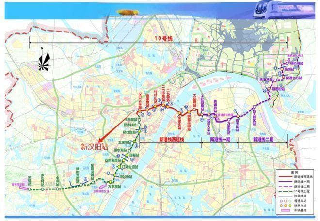 武汉地铁10号线新进展：万家湖站区间双线贯通