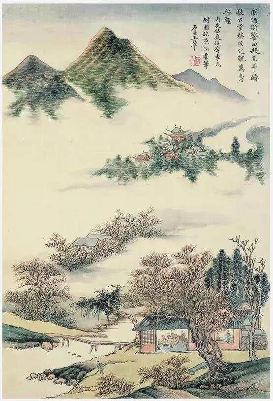 清代画家王翚《豳风诗意图册》