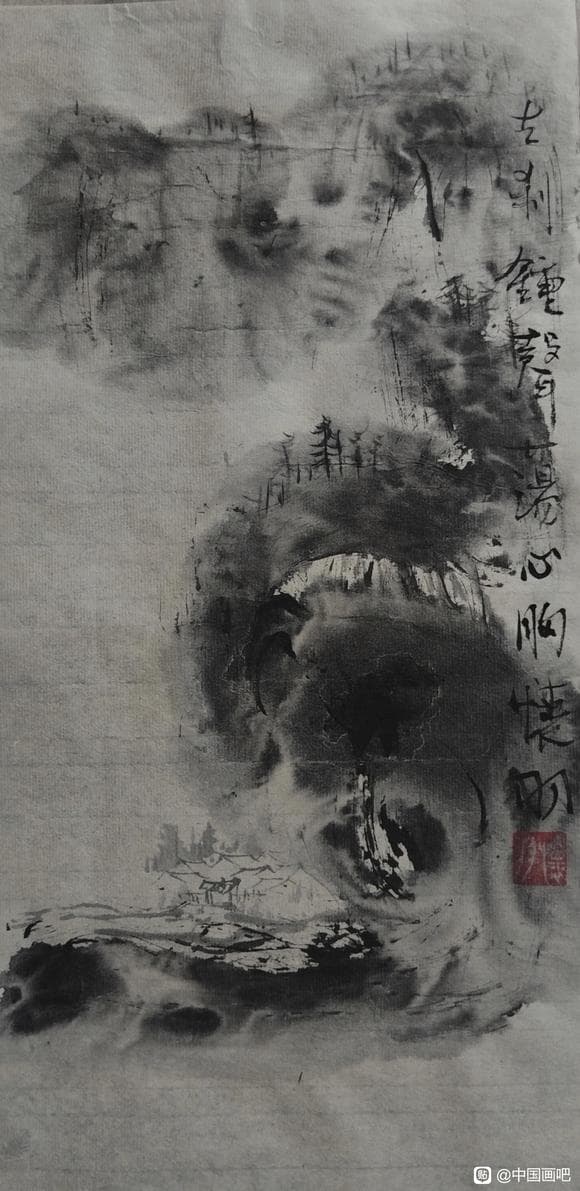 怀羽是如何将诗词意境直接融入水墨画的
