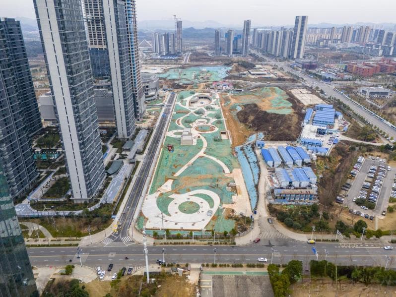 按下城市更新“加速键”！梅溪湖国际新城重点项目全面复工复产