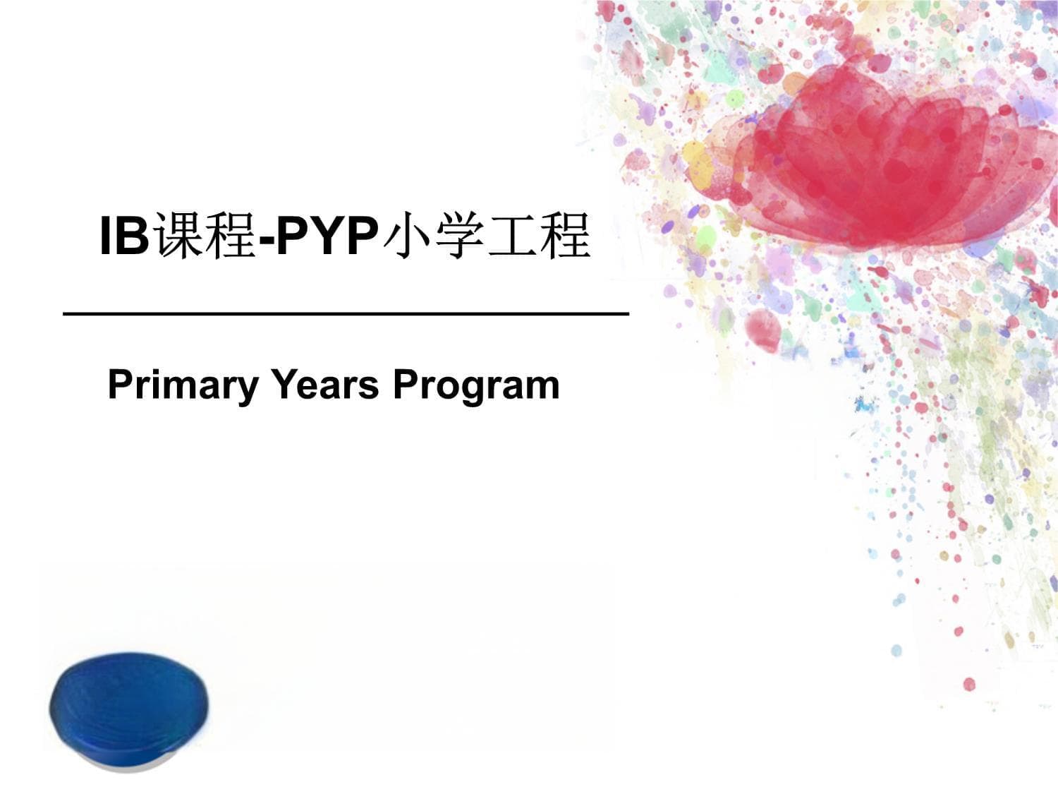 IB课程中的PYP小学项目：培养具有国际视野的未来公民