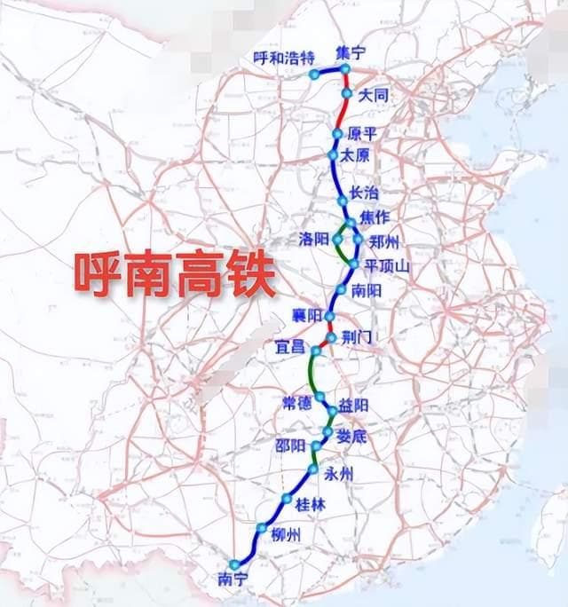 焦洛平高铁：河南高铁网的“一线四用”布局