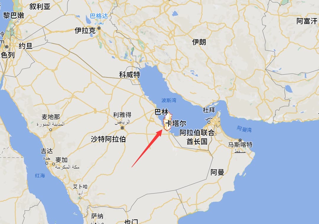 卡塔尔属于哪个洲？卡塔尔是哪个洲的国家？卡塔尔地理位置