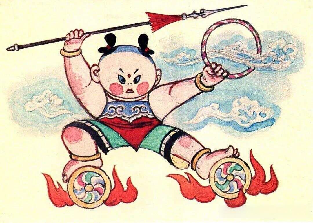 建国后哪吒形象演变全记录：从连环画到年画的艺术之旅