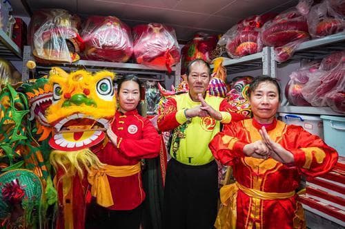 黄飞鸿醒狮传人：传承醒狮是传承团结、不怕困难的精神
