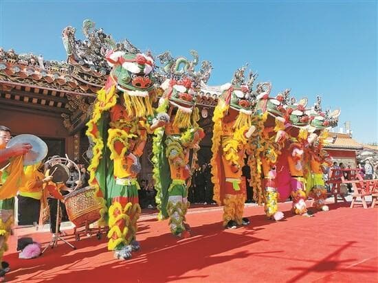 青狮跃动耀古城 揭阳非遗展风采