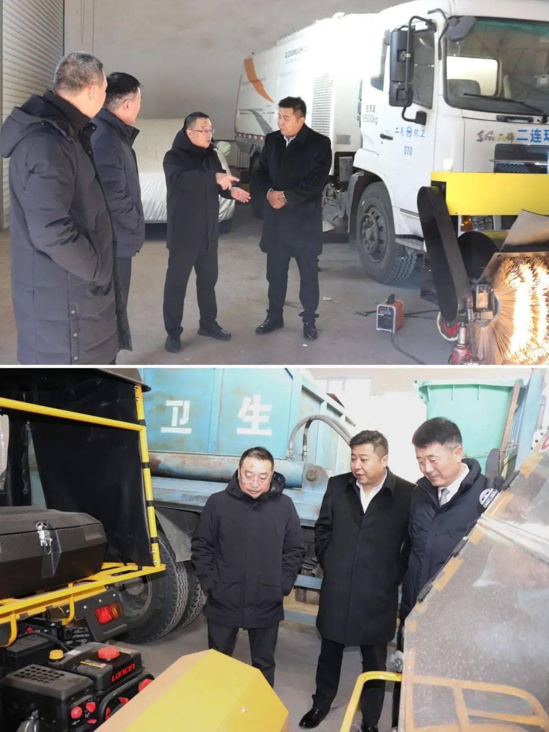 二连浩特市城管执法局迅速行动应对今冬首场降雪