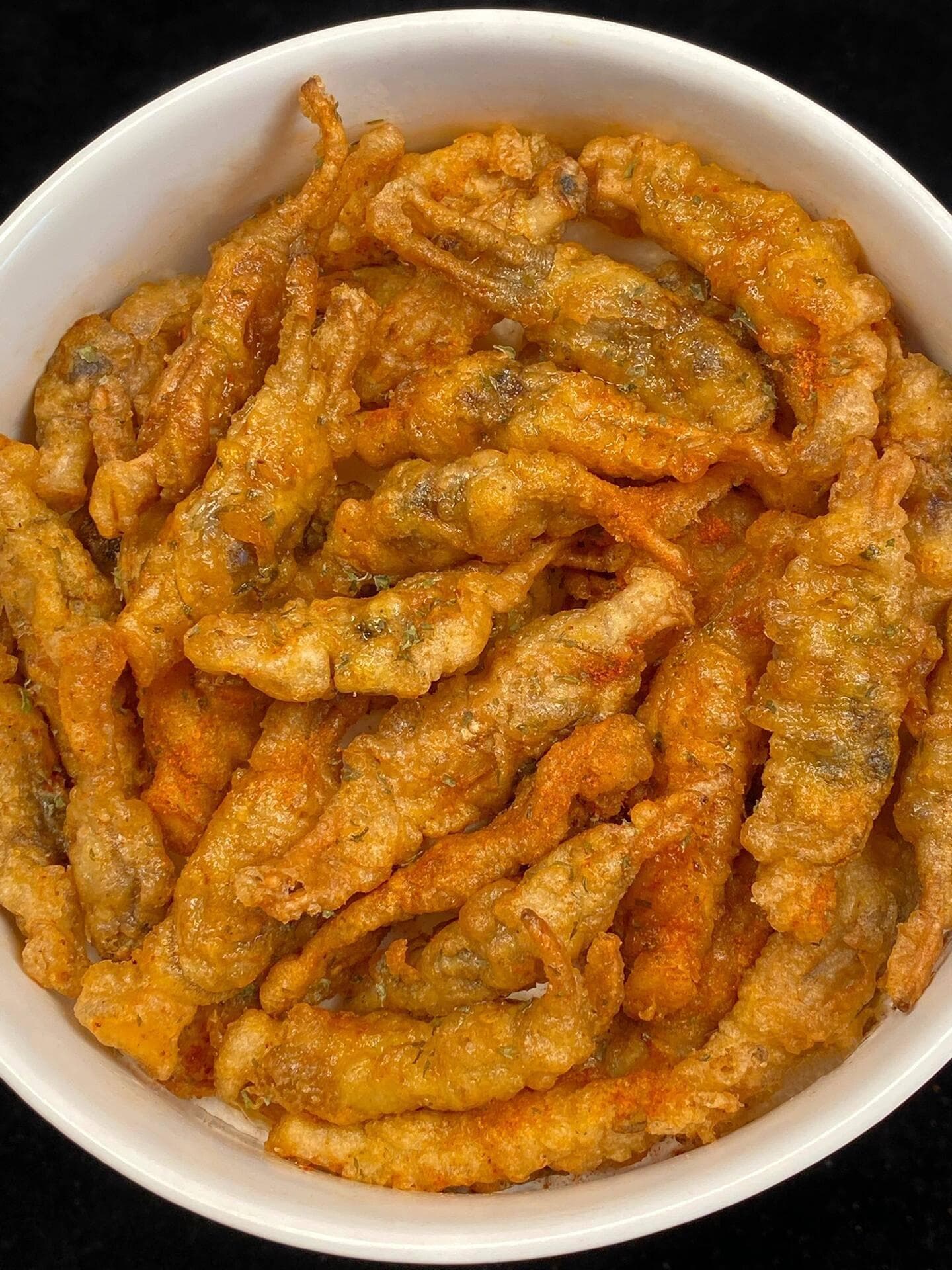 外酥里嫩的椒盐炸蛏子