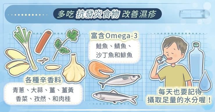湿疹瘙痒怎么办？维生素D、益生菌、Omega-3脂肪酸是否有帮助？实证饮食指南