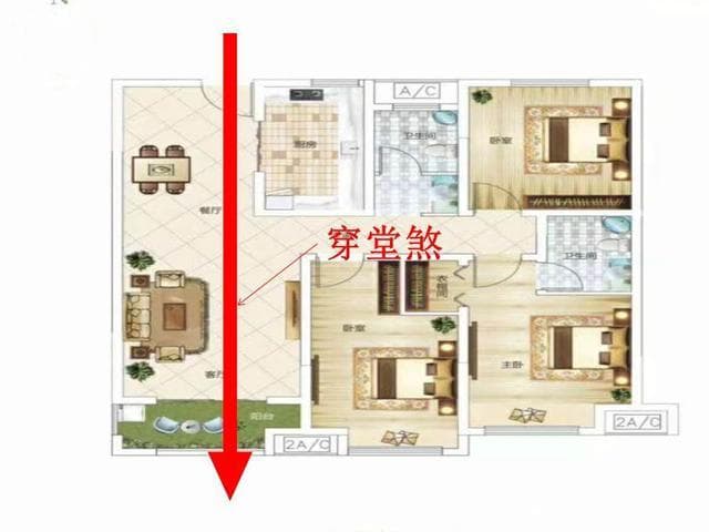 怎么解决穿堂户型
