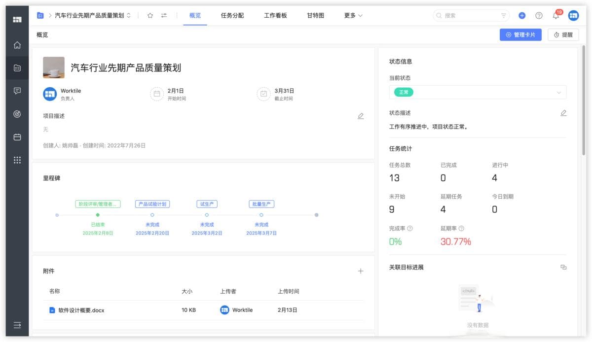 先期产品质量策划（APQP）解决方案