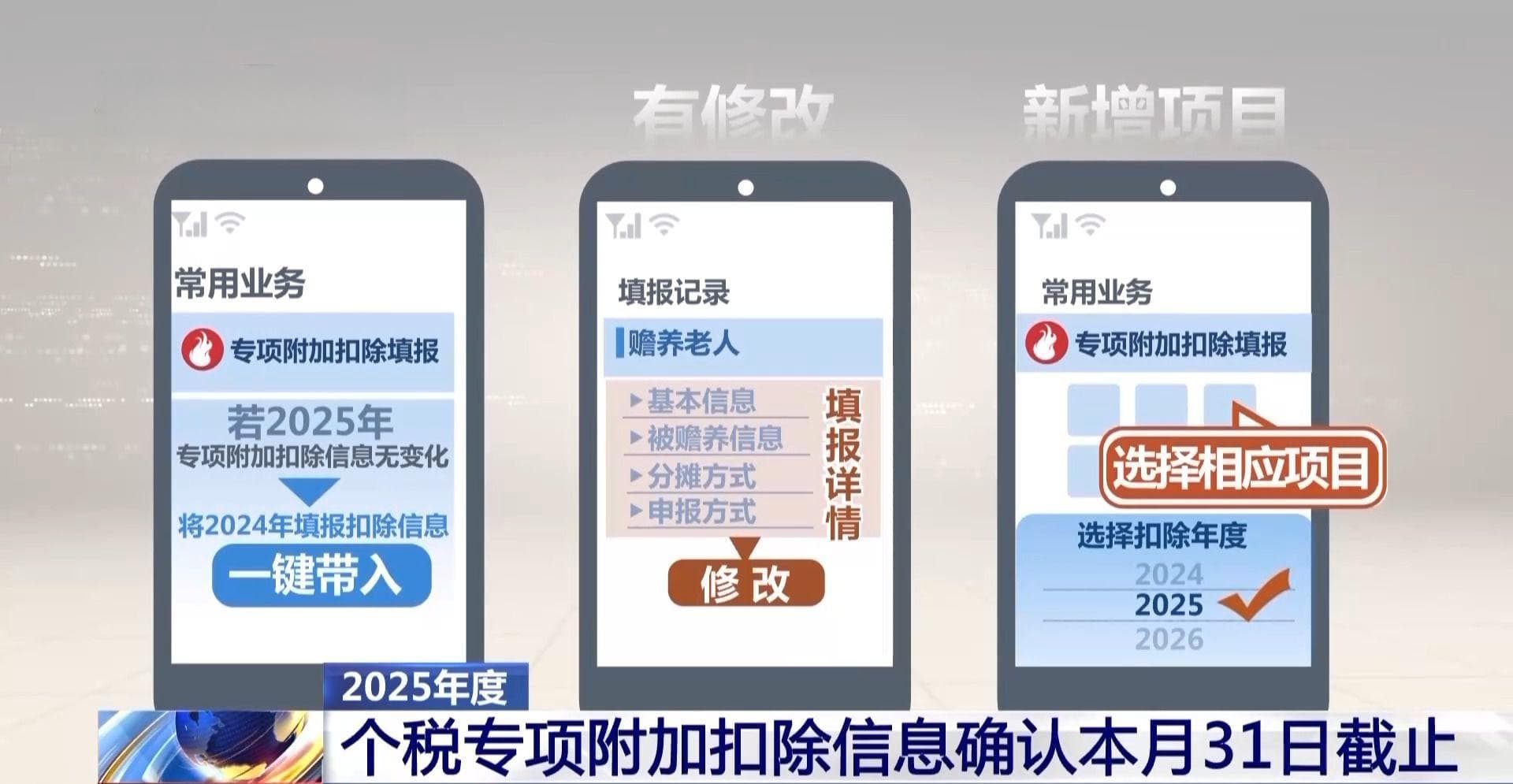 个人所得税专项附加扣除马上截止 还不会填报？快来学