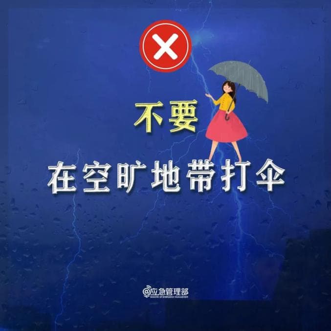 应急科普 | 防雷知识请牢记！
