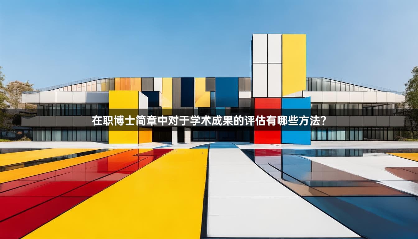 在职博士简章中对于学术成果的评估有哪些方法？