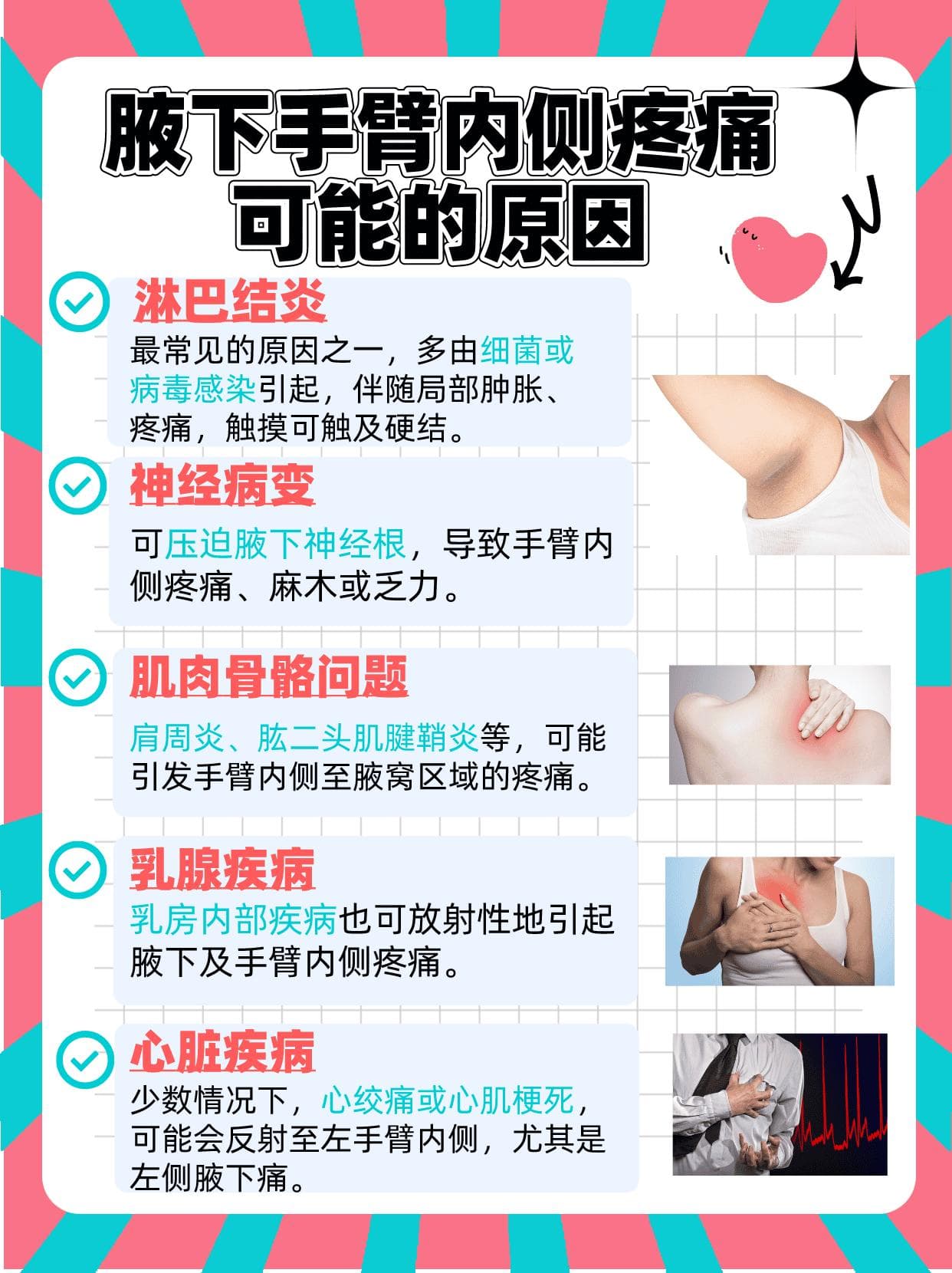腋下臂痛探源：病因自查与专业诊疗