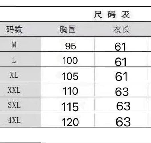 服装尺寸对照表：从入门到精通的全面指南