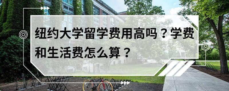 纽约大学留学费用高吗？学费和生活费怎么算？