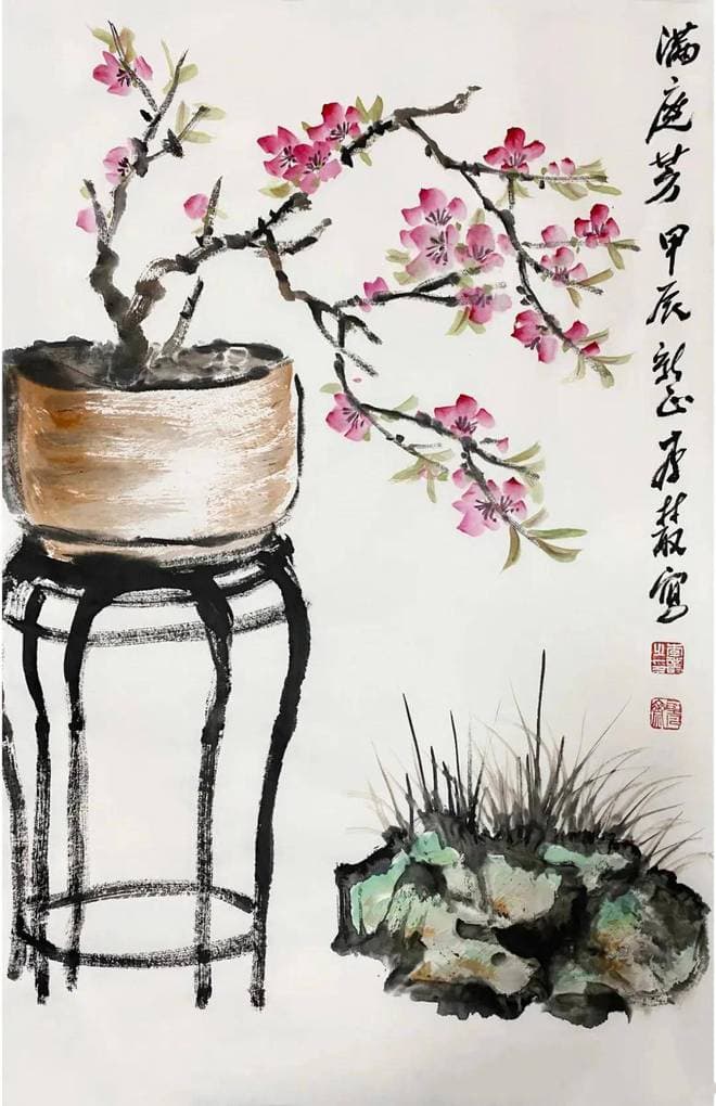 岭南李丛绘清供，艺海拾贝话古今