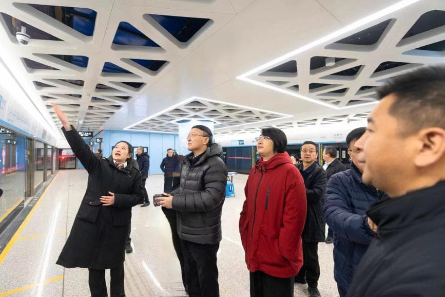 中国城市轨道交通协会赴苏州调研车站数字化转型