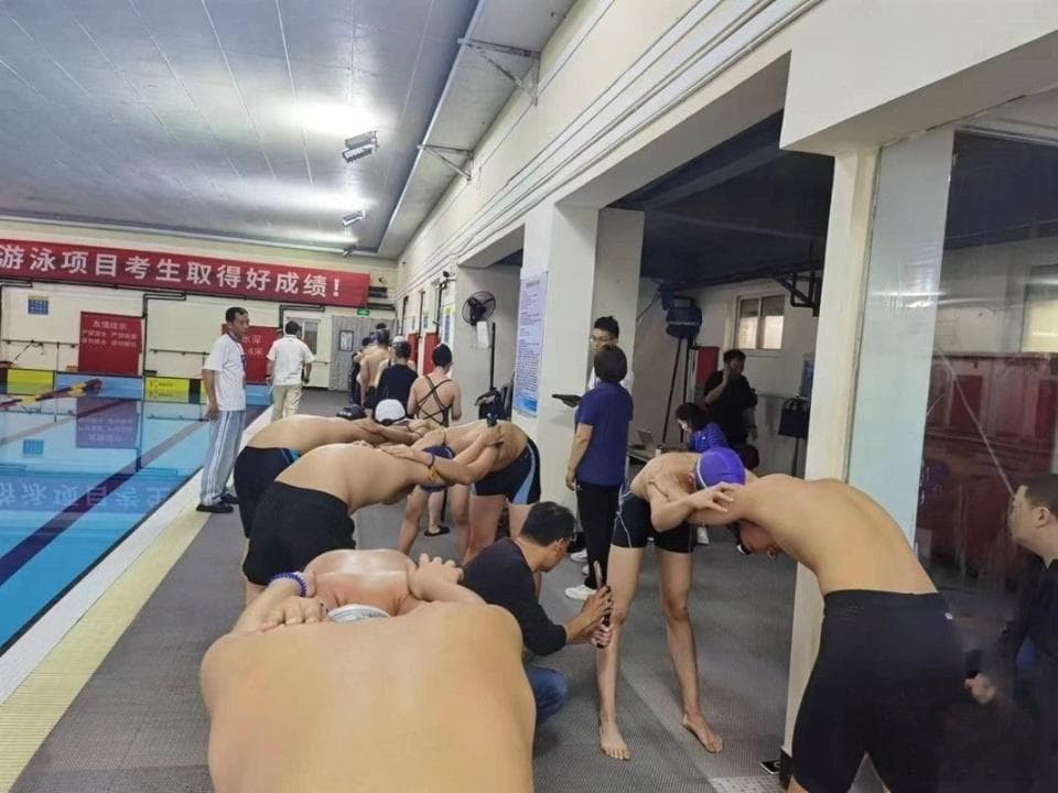 武汉体育中考游泳首次“亮相”，七成考生拿满分