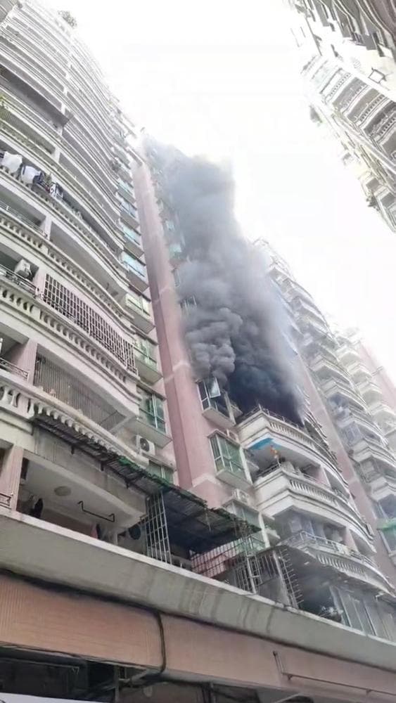广州天河车陂一民房发生火灾，消防：无人员伤亡