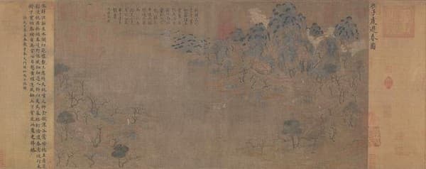春色正中分，跟着古画去春游