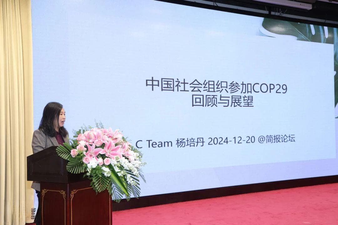 简报论坛观点 | 杨培丹：应对全球气候变化，中国社会组织如何参与COP？