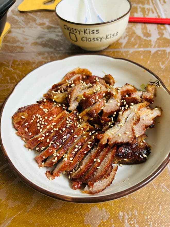 空气炸锅版叉烧肉制作教程