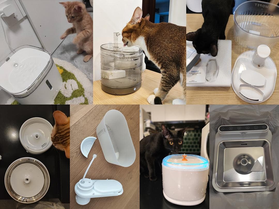横评30多到300多的猫咪饮水机