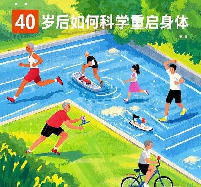 中年逆龄四维运动法：心肺+力量+柔韧+平衡全攻略