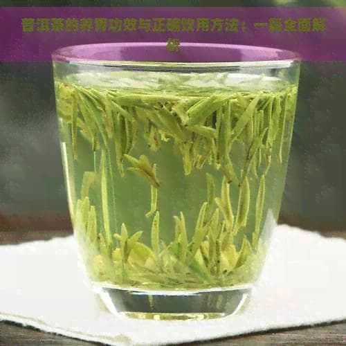 普洱茶的养胃功效与正确饮用方法：一篇全面解析