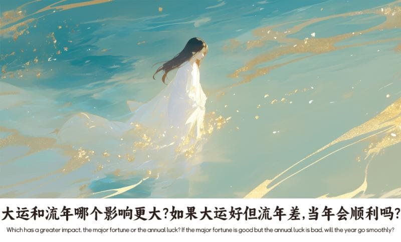 大运和流年哪个影响更大？如果大运好但流年差，当年会顺利吗？