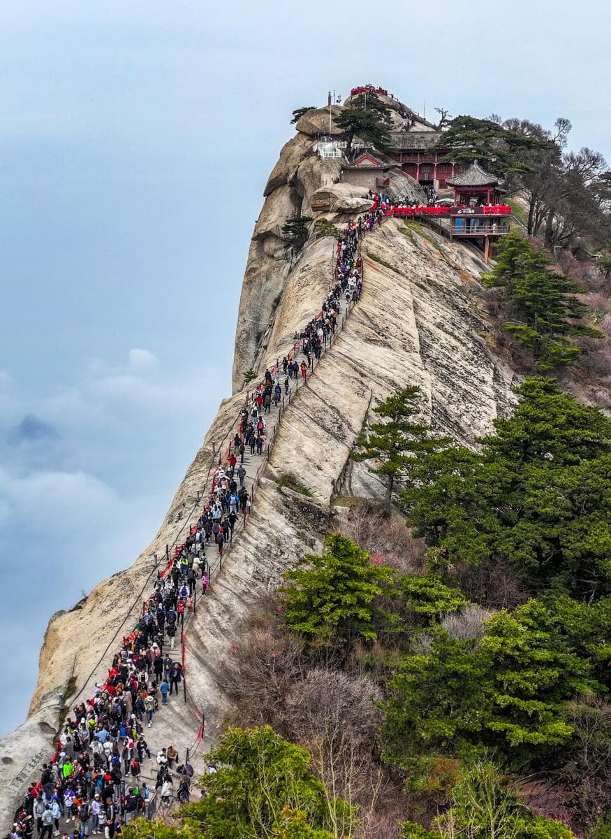 华山登山路线指南：探寻最佳上山入口