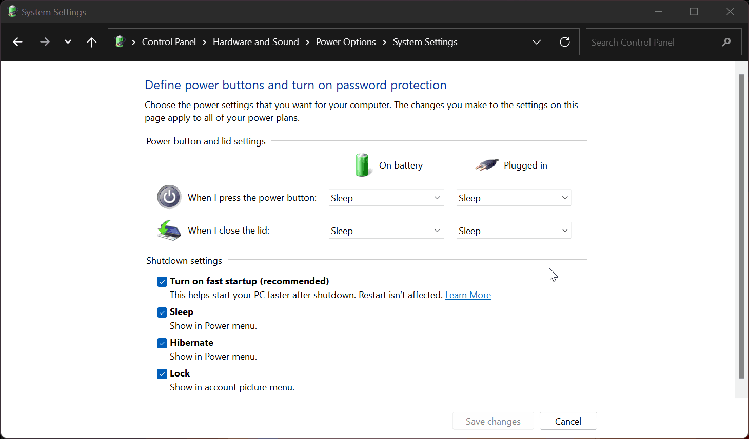 如何在 Windows 11 中打开或关闭快速启动