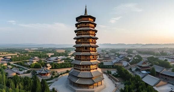 像积木一样的山西应县木塔，为什么可以屹立千年不倒？