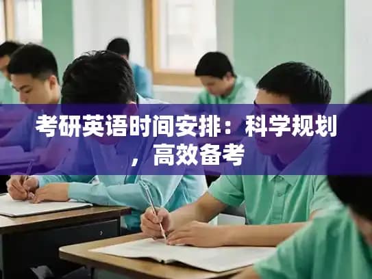考研英语时间安排：科学规划，高效备考