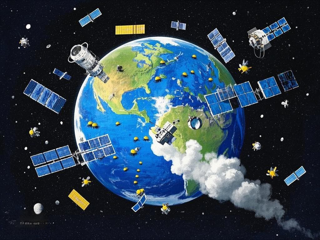 研究显示：温室气体排放会导致近地轨道承载卫星能力下降