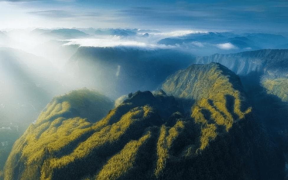 神秘长寿之乡贵州赤水河 醉在美景中