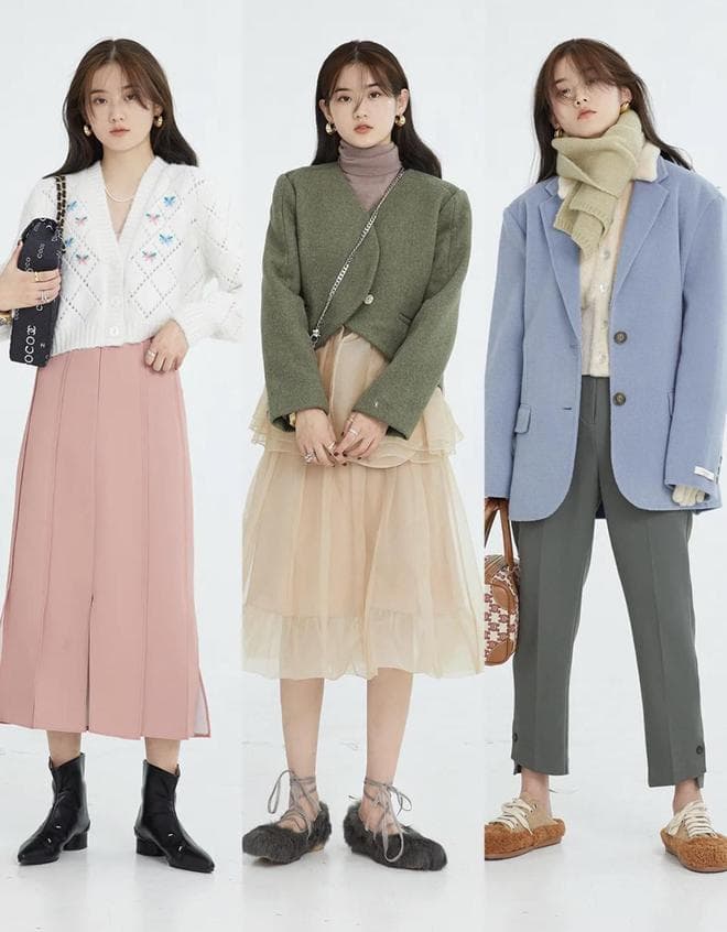 冬季服装搭配，色彩点亮美感