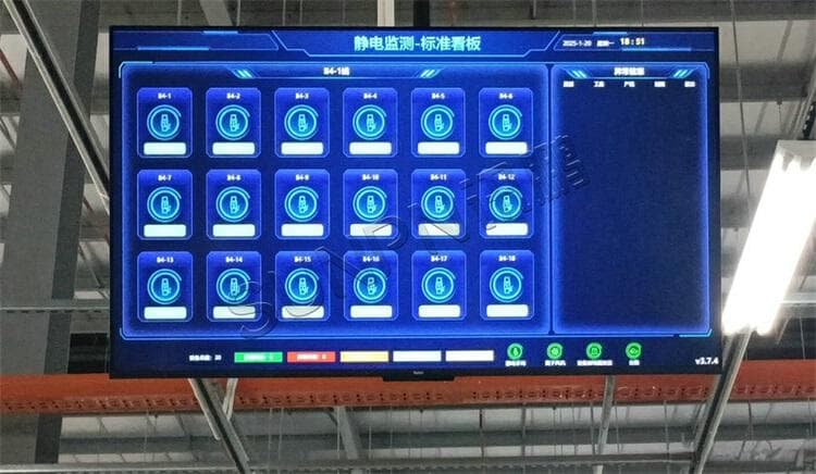新能源工厂如何借助防静电手环监控系统保障生产安全