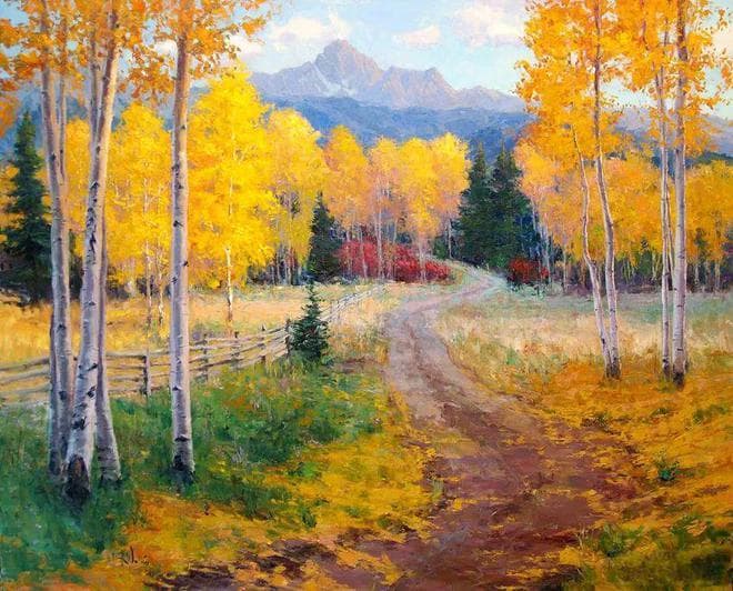 美国画家埃里克·沃利斯：色彩鲜艳的风景油画大师