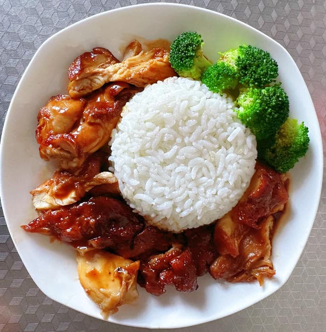 照烧鸡腿饭
